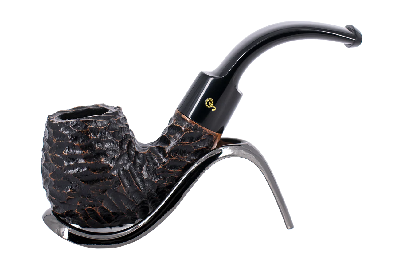 Peterson of Dublin Aran Rusticated Briar Smoking Pipe - Shape No.221