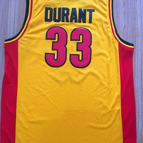 Durant High School Edition No. 33 Yellow Premium Mesh