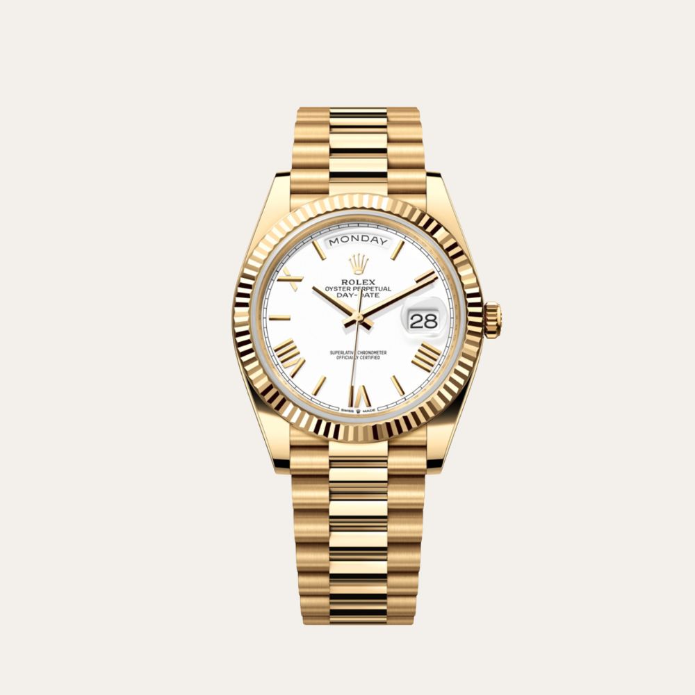 Rolex Day-Date 40 mm Silver Dial 228238