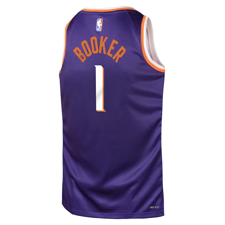 Devin Booker Phoenix Suns 2024 Icon Edition Youth NBA Swingman Jersey