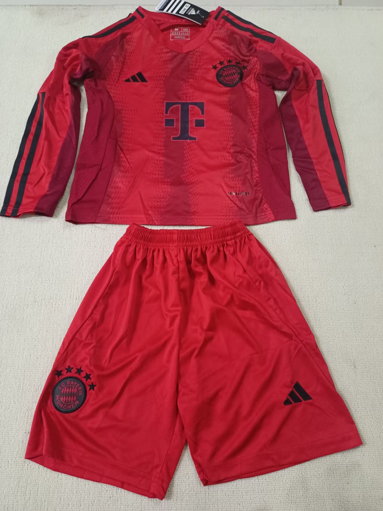 2024/25 Bayern Munich Home Long Sleeve Children's Jersey 1:1 Thai Quality