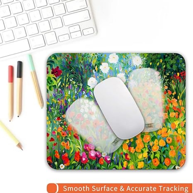 PADARTISAN Square Mouse Pad, Personalized Premium-Textured Custom Mouse Mat Design