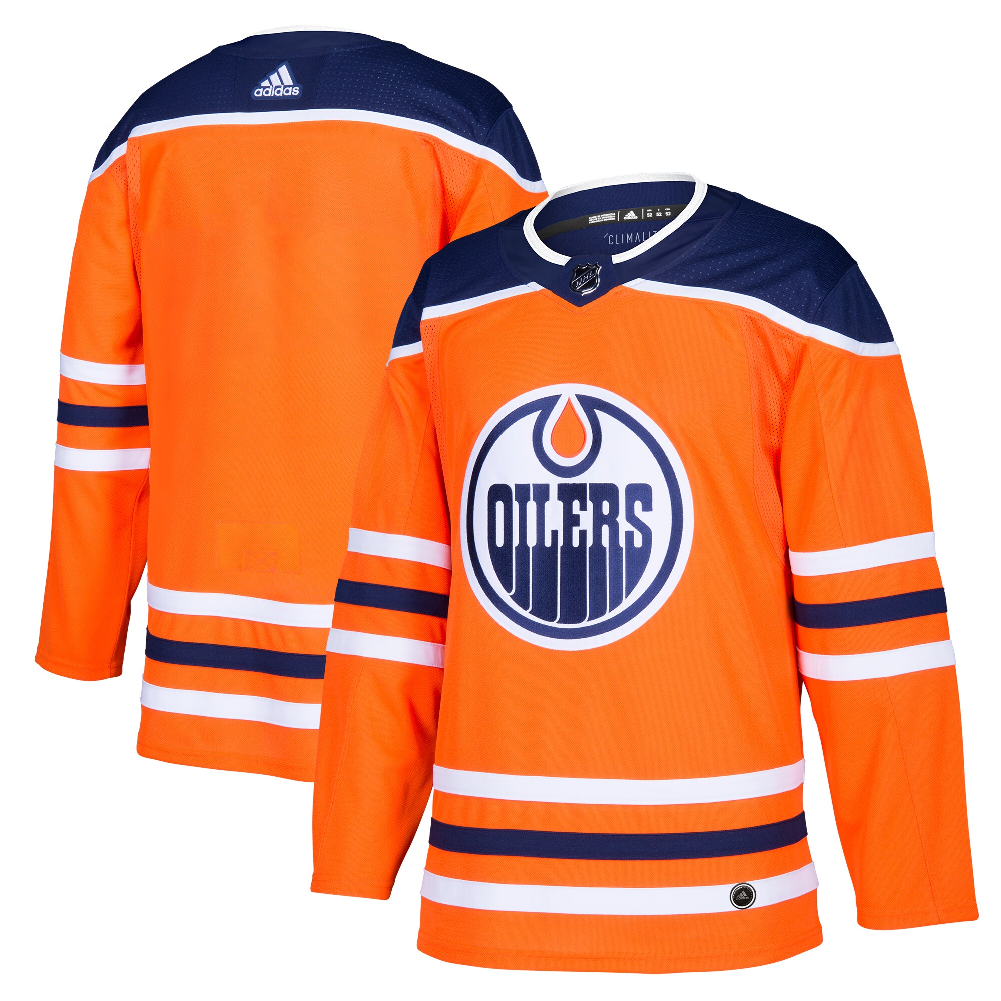 Edmonton Oilers  Home  Blank Jersey – Orange