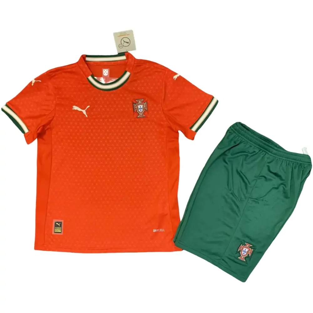 2025-26-Portugal Home-Jersey-Children's Kit
