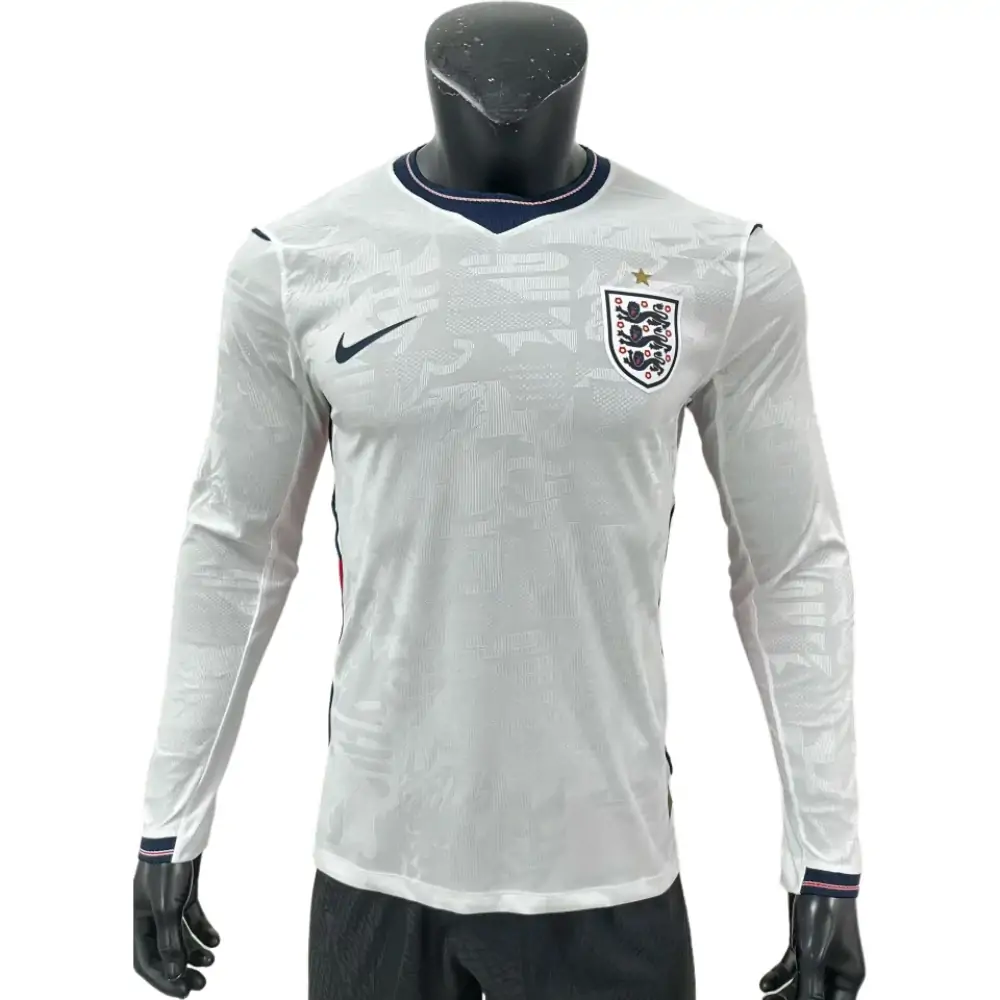 2026 World Cup England Home Kit - Long Sleeve Player Version