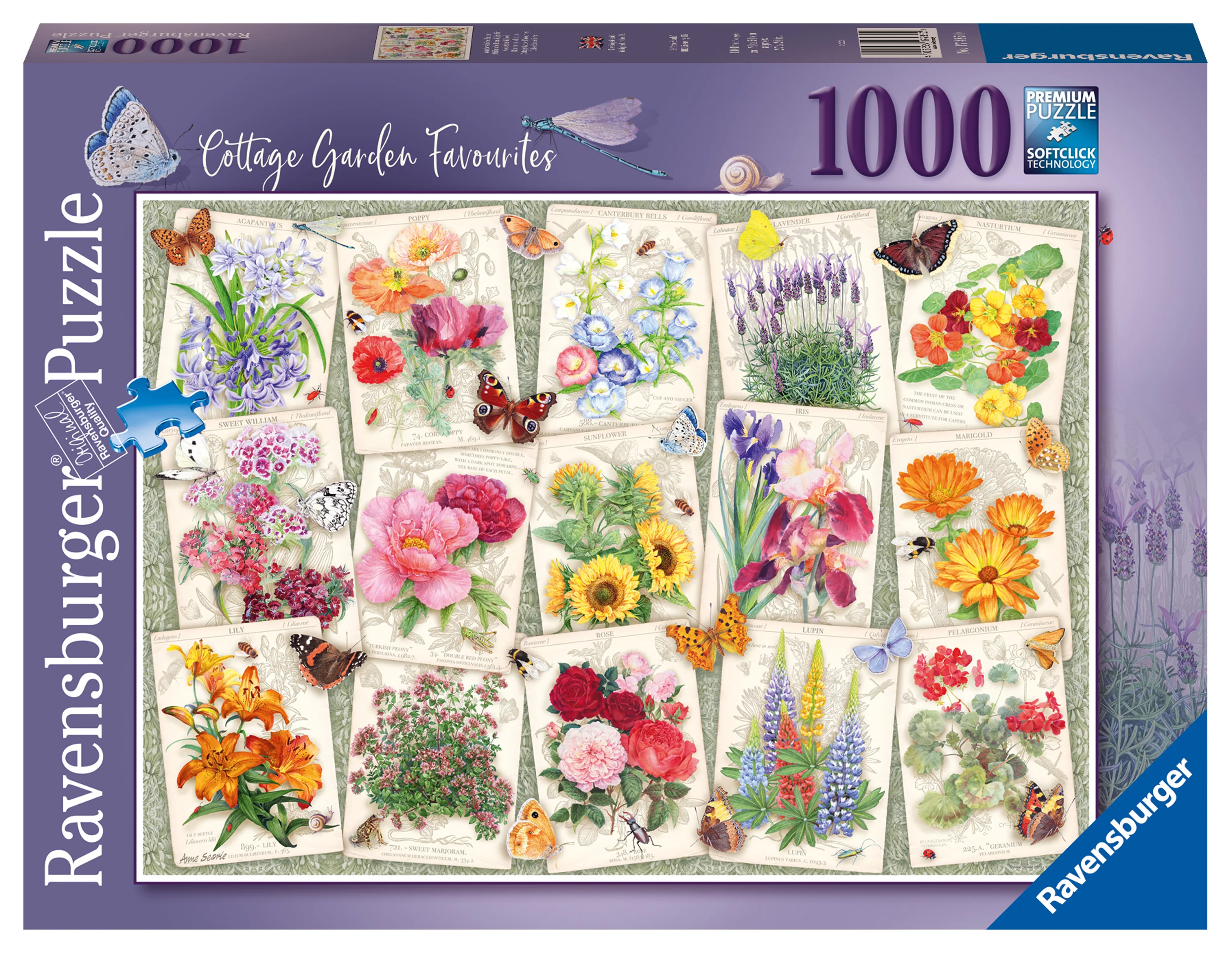 Country Garden Favourites – 1000 Piece Jigsaw Puzzle (Ravensburger)