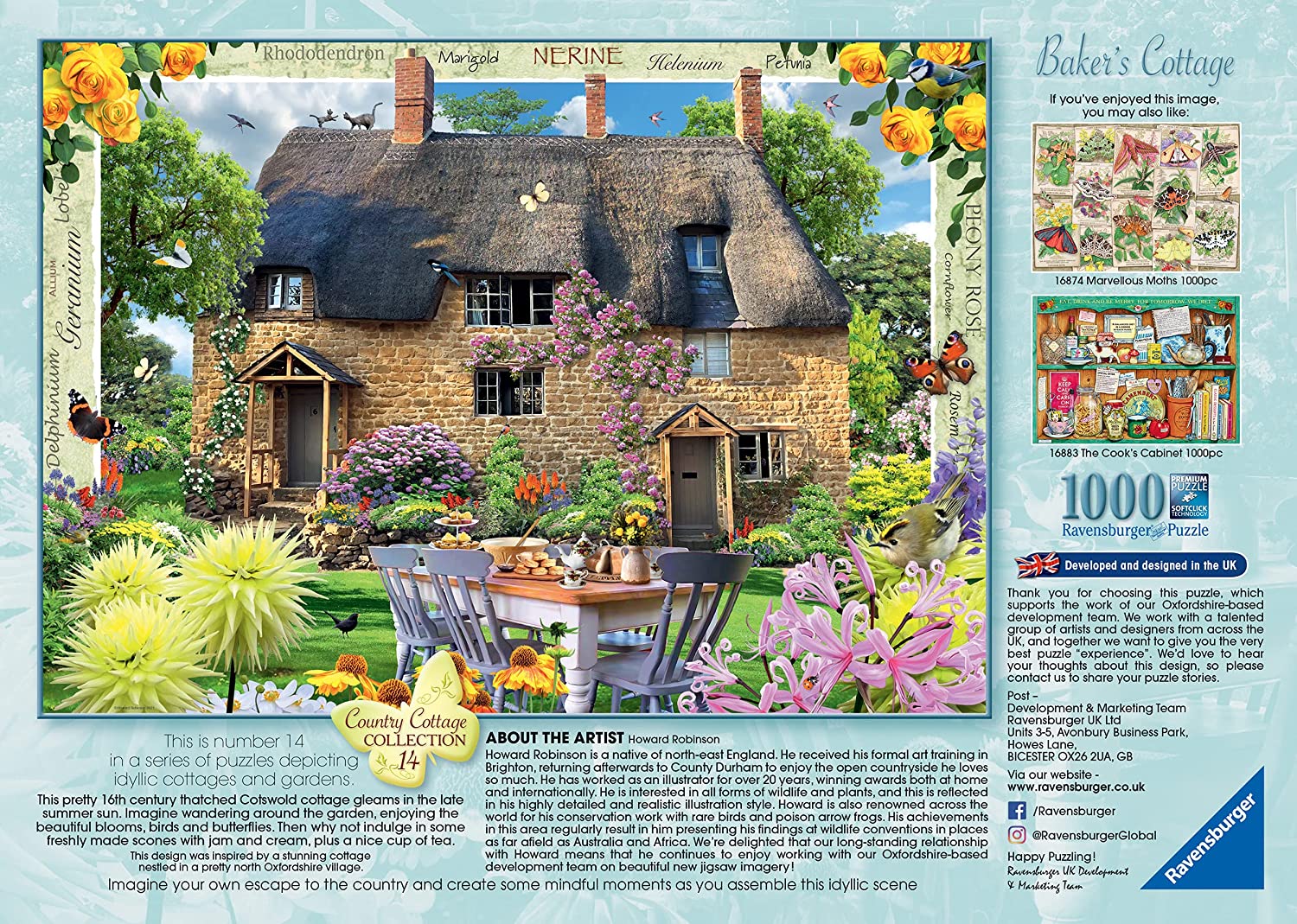 Baker's Cottage – 1000 Piece Jigsaw Puzzle (Ravensburger)