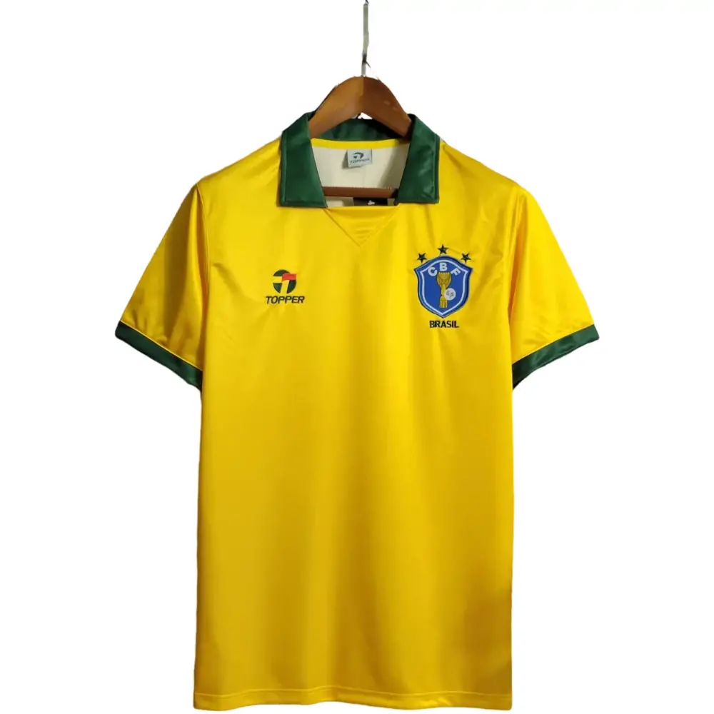 1988-1990 Brazil home retro jersey - fans edition