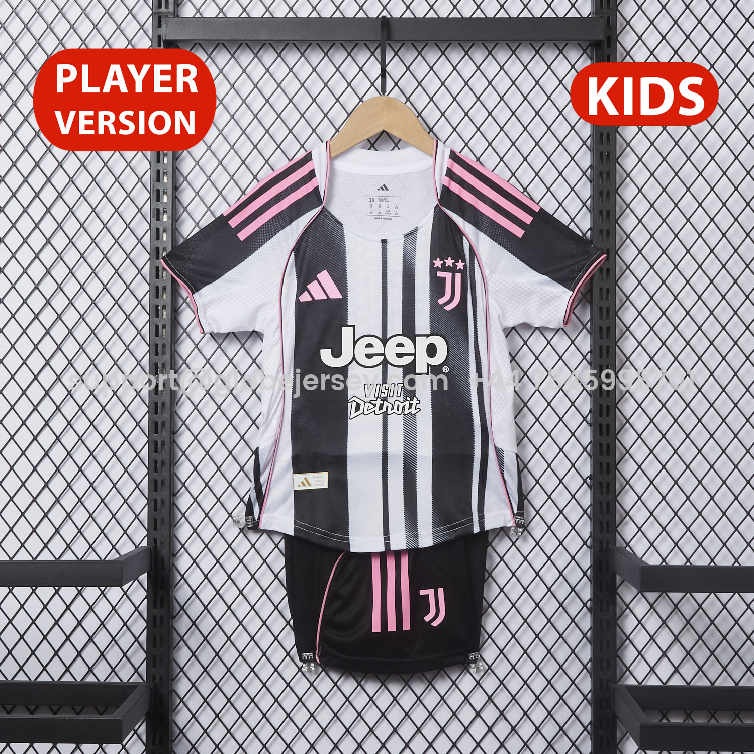 Juventus 25-26 Home Kids Kit - Player Version