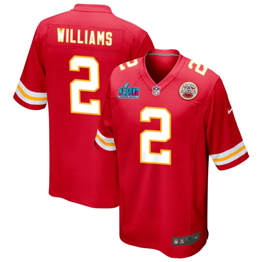 Joshua Williams Kansas City Chiefs Nike Super Bowl LVII Game Jersey - Red