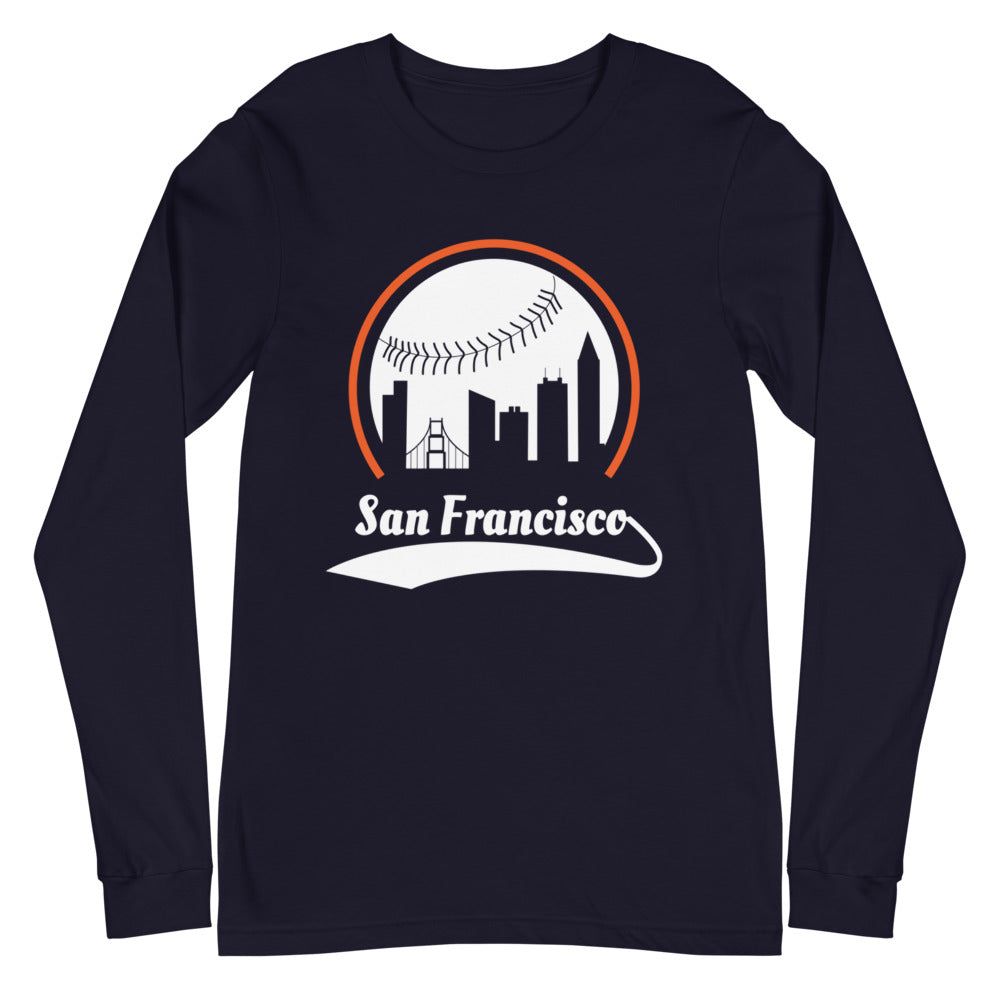 Unisex San Francisco Giants Baseball Long Sleeve Tee Shirt