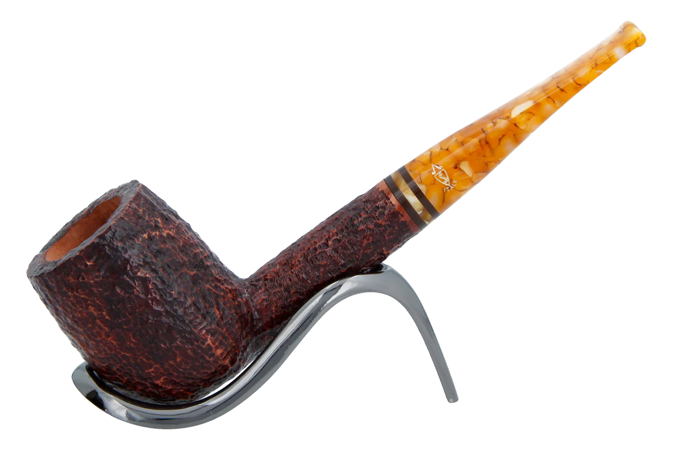Savinelli Miele Rusticata Brownblast 111 - 6mm Briar Pipe