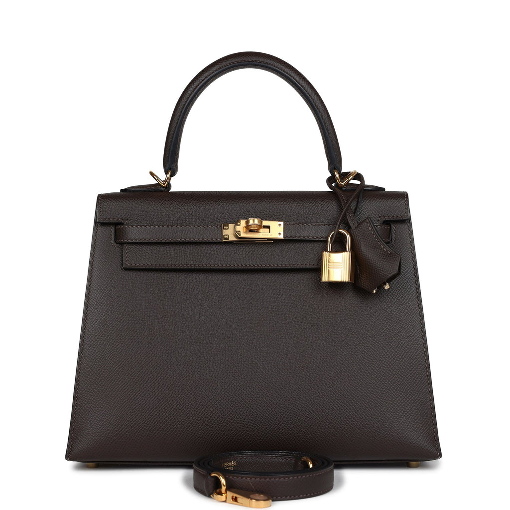 Kelly Sellier 25 Ebene Epsom Gold Hardware