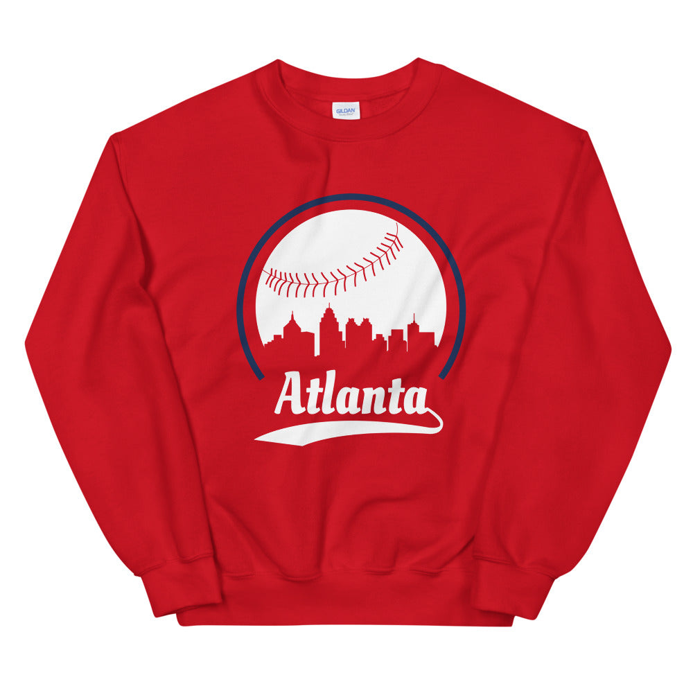 Unisex Atlanta Braves Baseball Crewneck Sweatshirt
