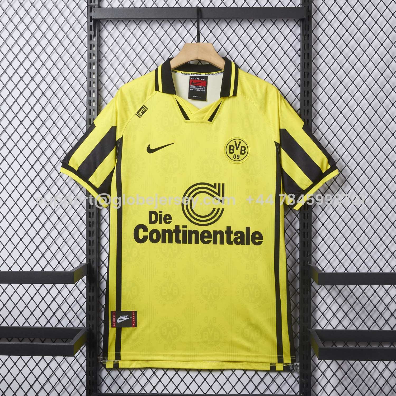 Retro Dortmund 1996-97 Home Jersey