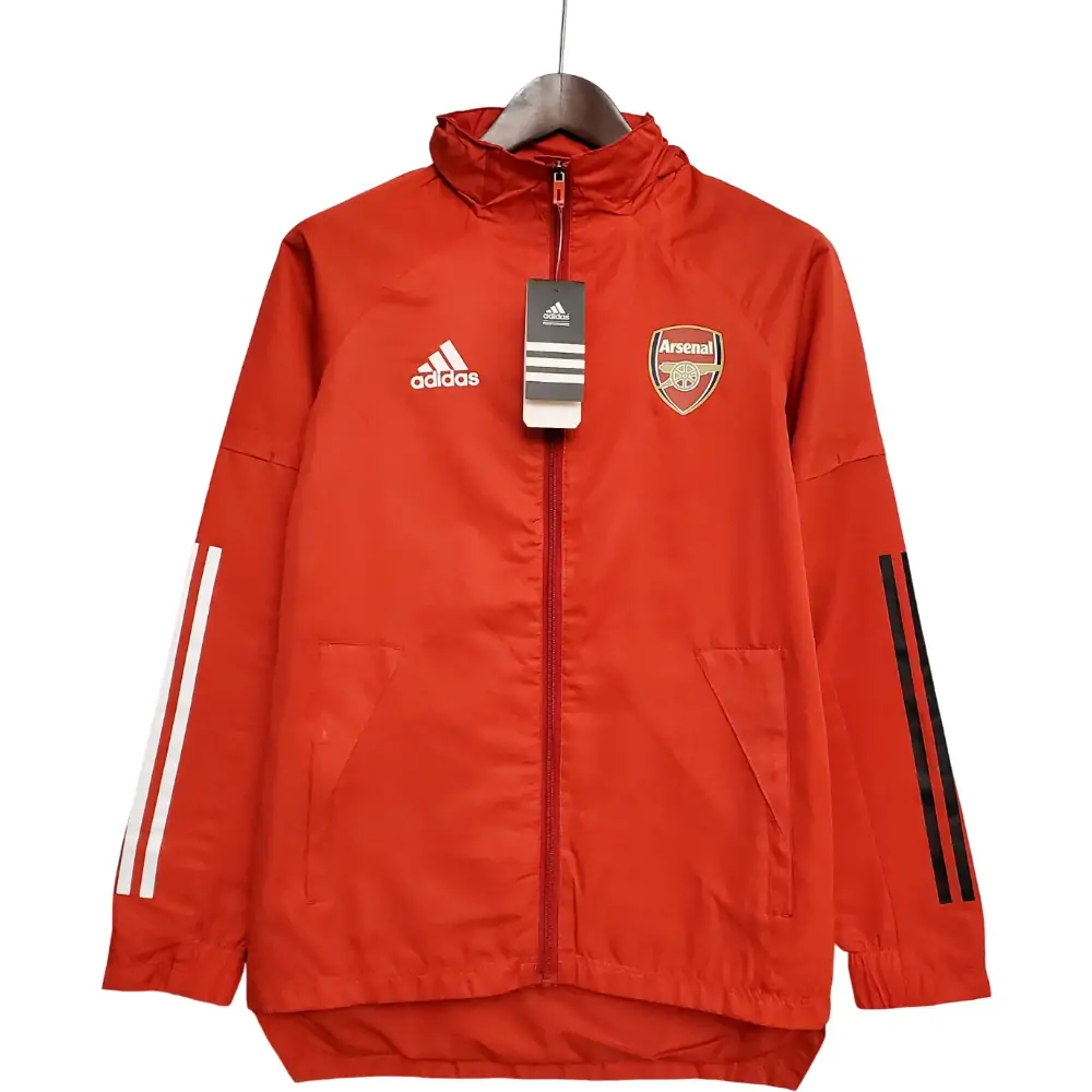 2021 Arsenal Soccer Jersey Windbreaker Red