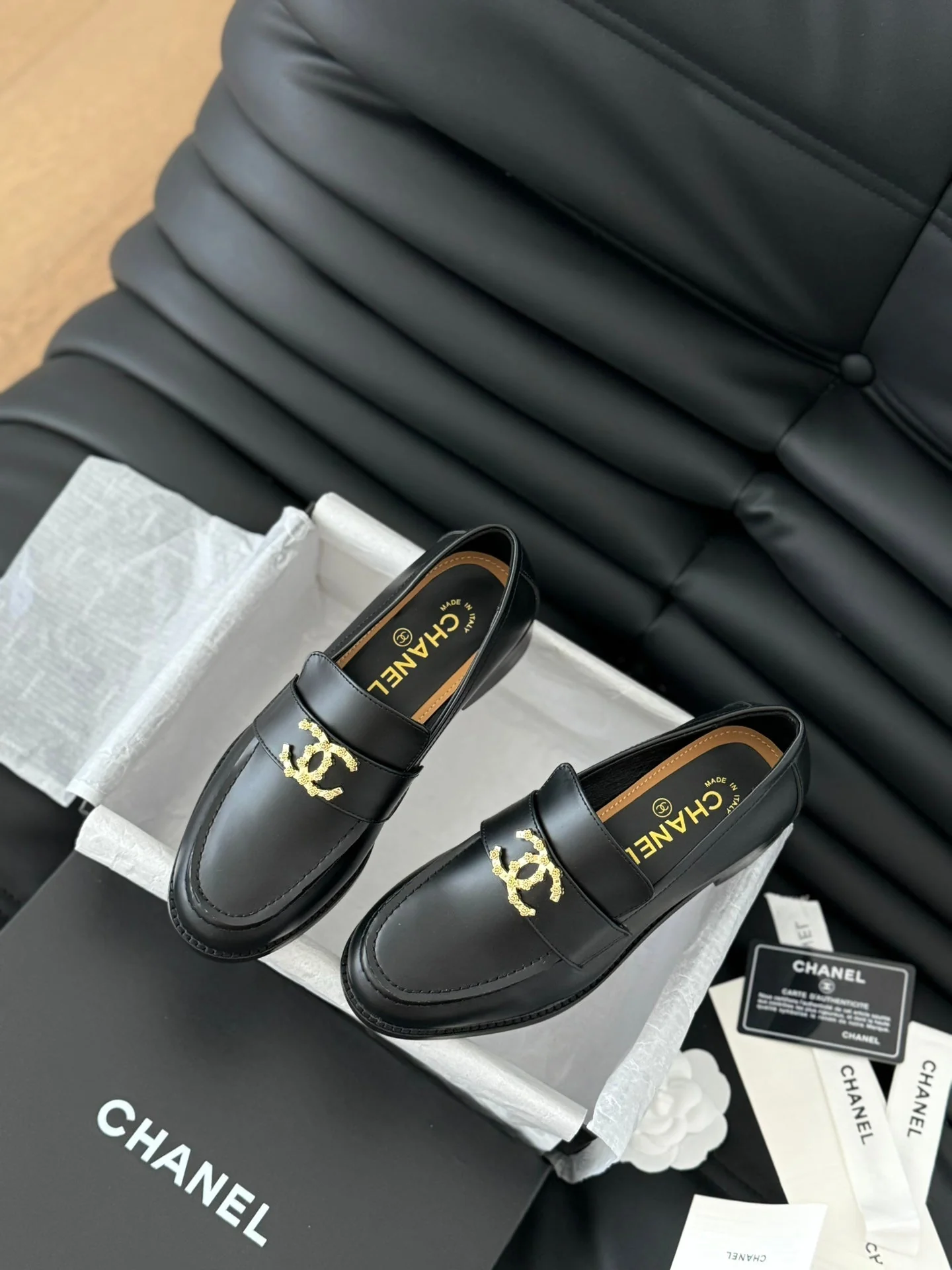 24S new double buckle Mary Jane loafers