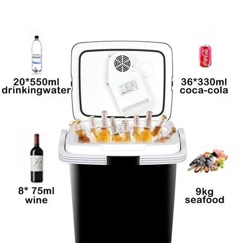 CAMOTUSE 12V Electric Fridge Cooler Truck Thermoelectric Freezer Car Iceless Refrigerator