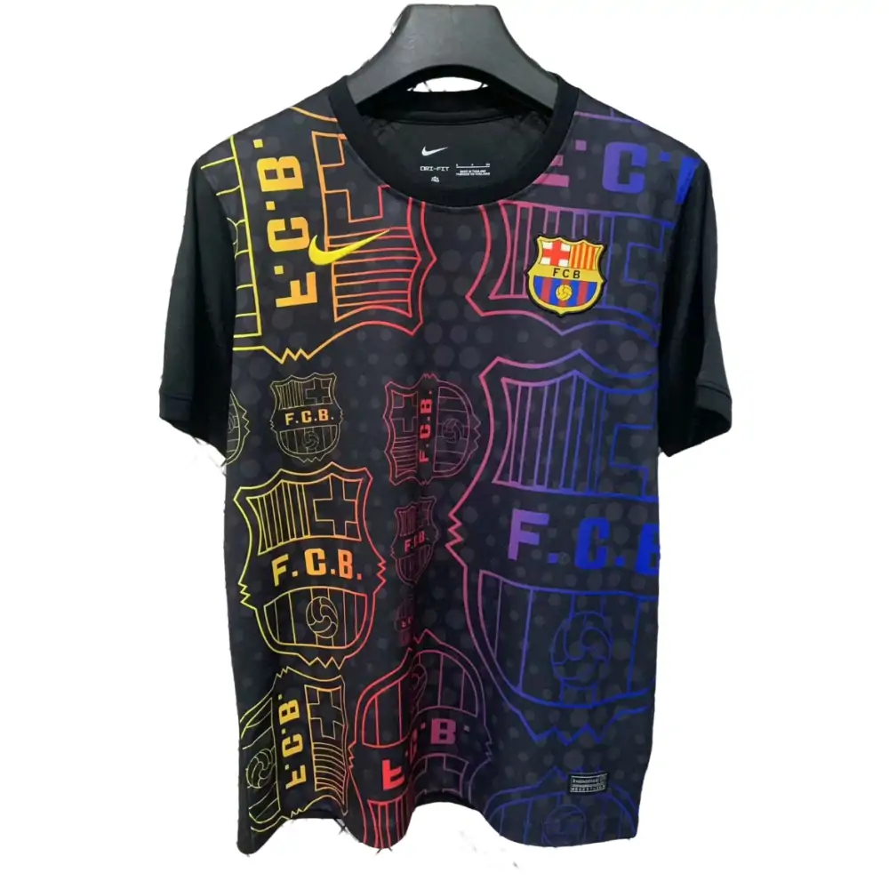 2025-26-Barcelona Special Edition Camouflage Black and Yellow - Jersey - Fan Edition