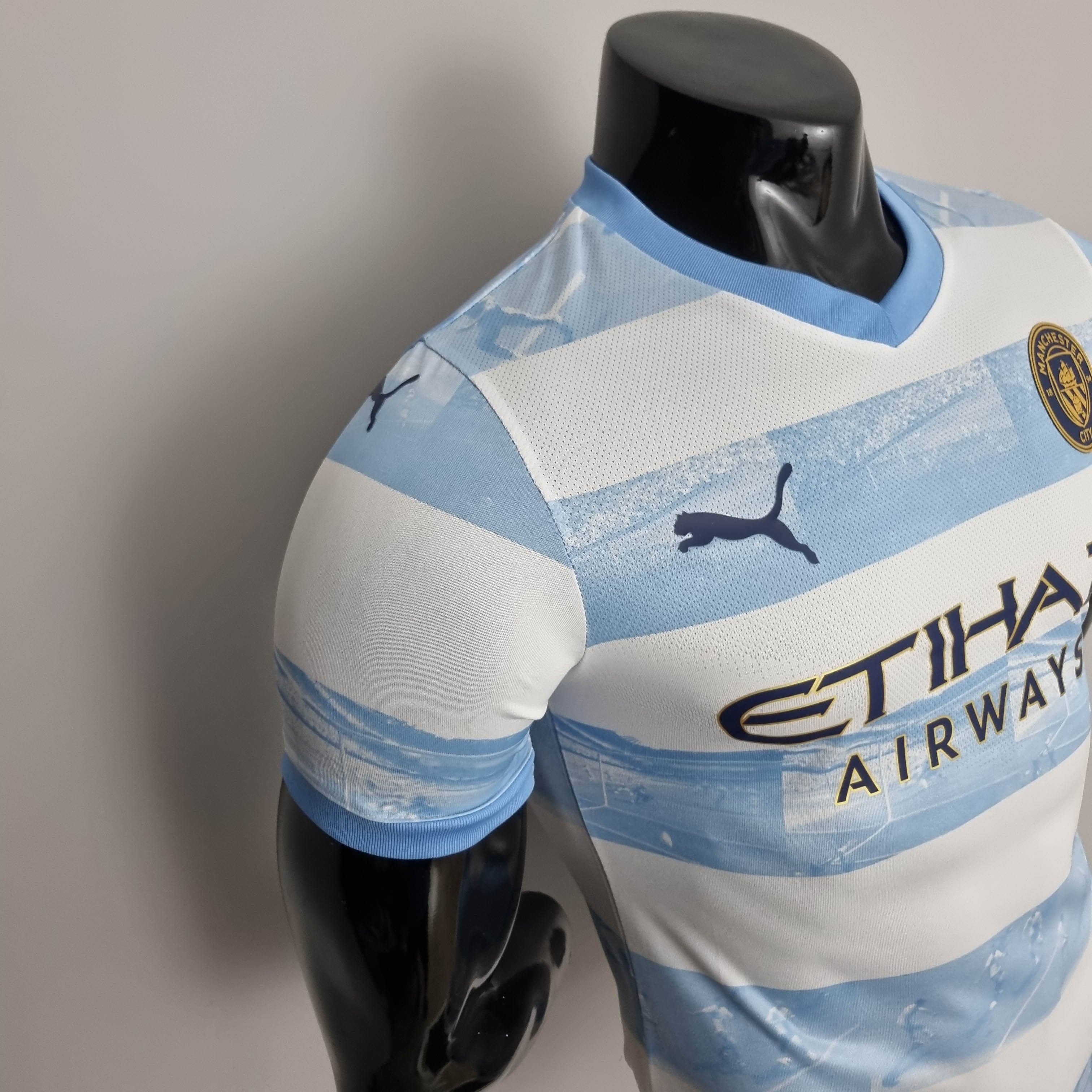 2022/2023 Player Version Manchester City Special Edition Football Shirt Blue And White 1:1 Thai Quality