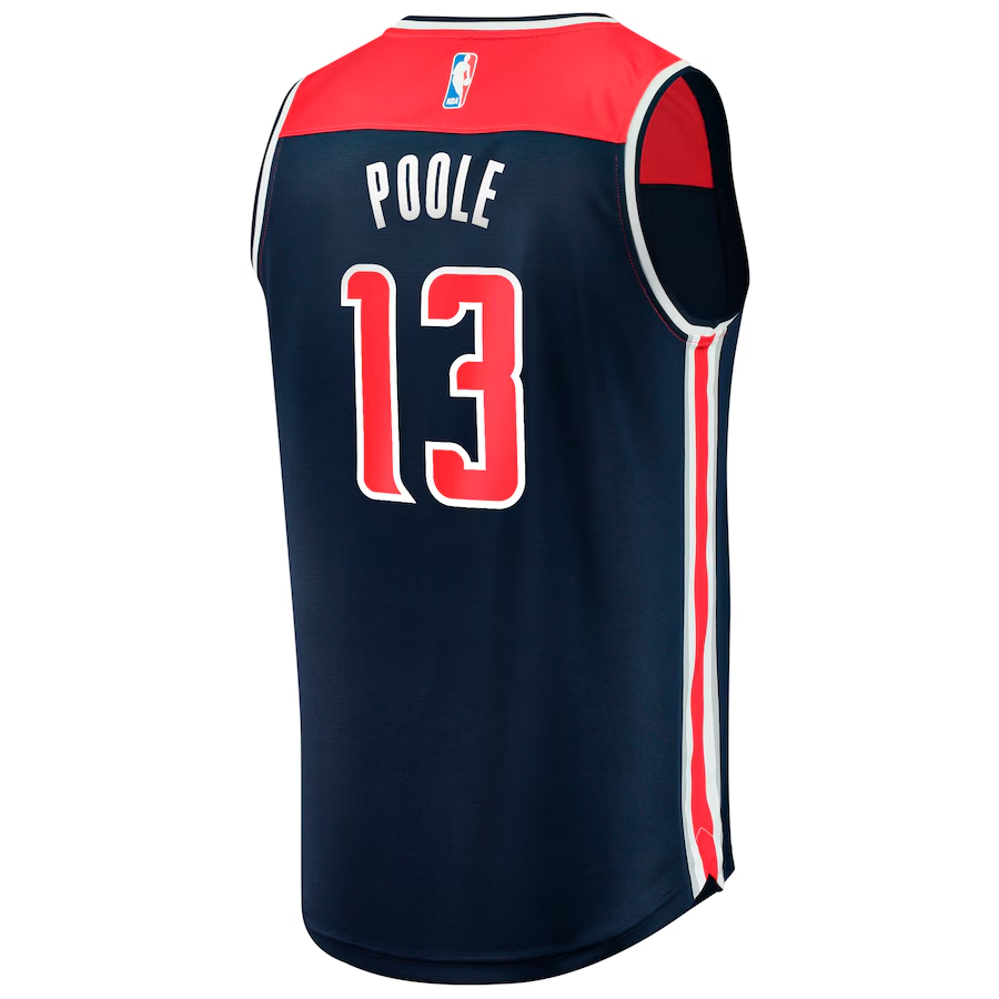Washington Wizards Jordan Poole Red Jersey - Statement Edition