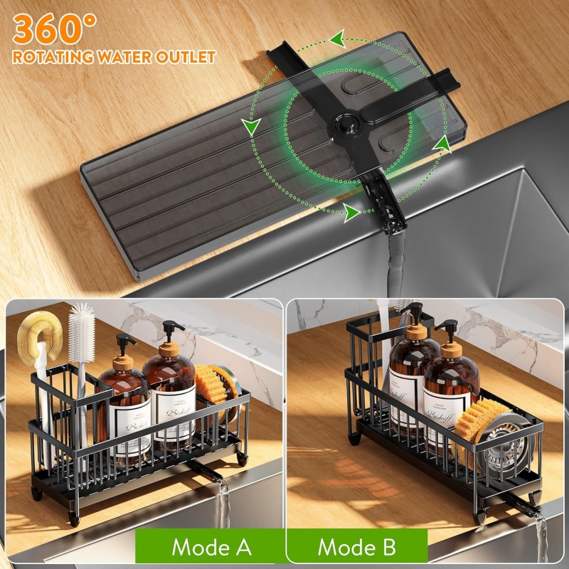 SINKLY Sponge Holder for Kitchen Sink