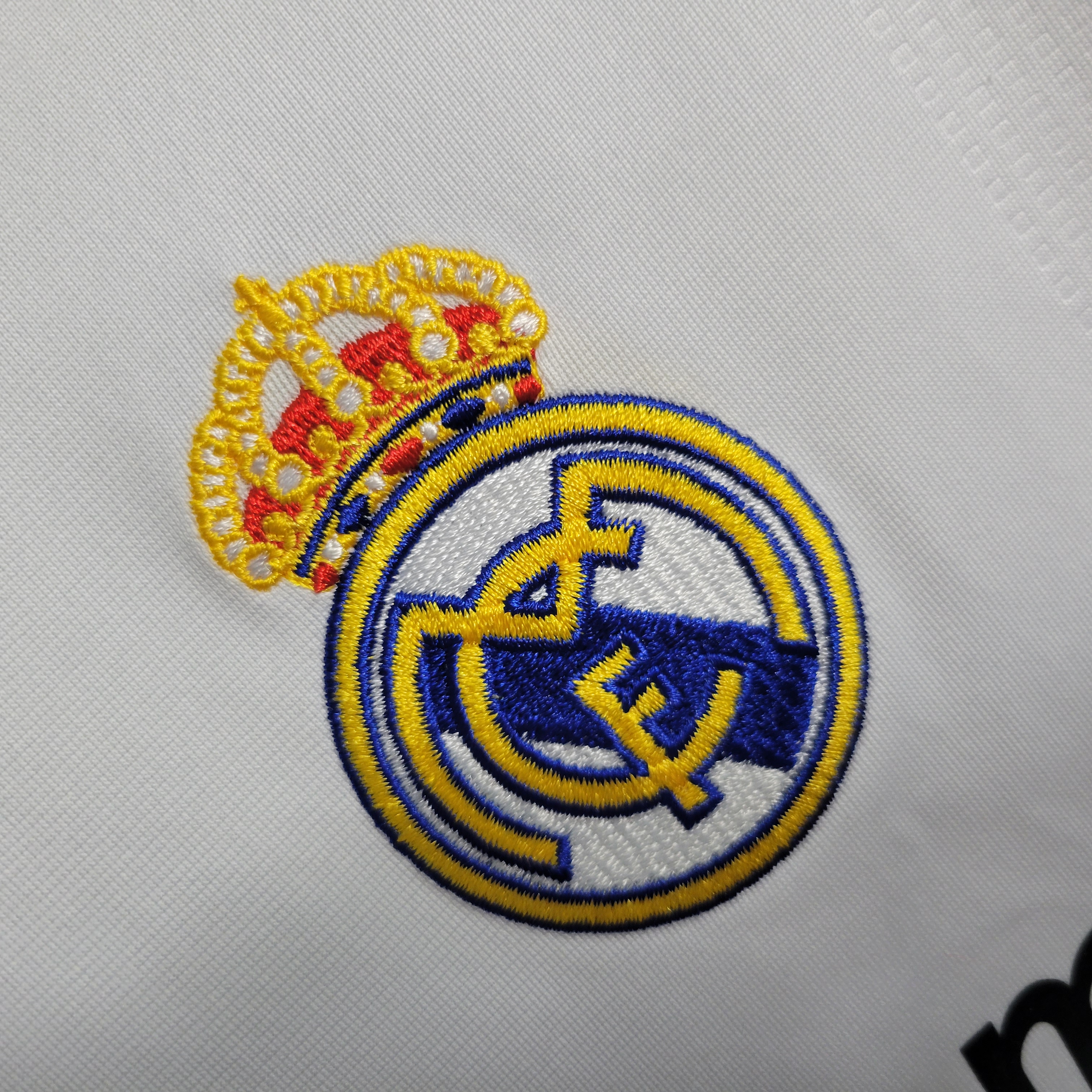 2009/10 Real Madrid Home Long Sleeve Retro Shirt - Fans Edition