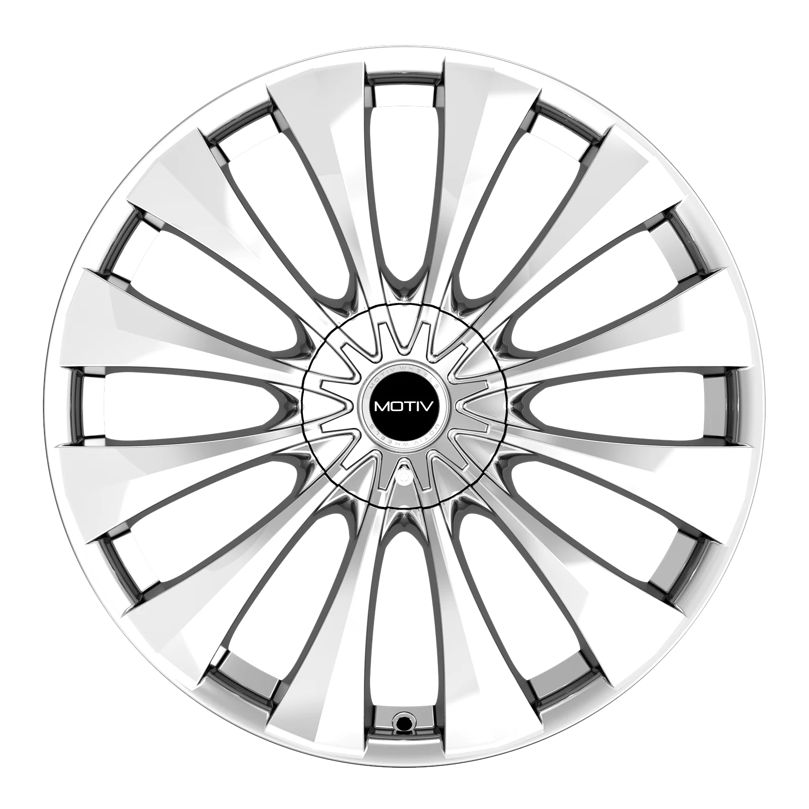 Motiv 436C 436C-6751838 16X7.5 5X100 / 5X4.50 (+38) MTV 436C (HB 73.1) Chrome Plated Cast Aluminum