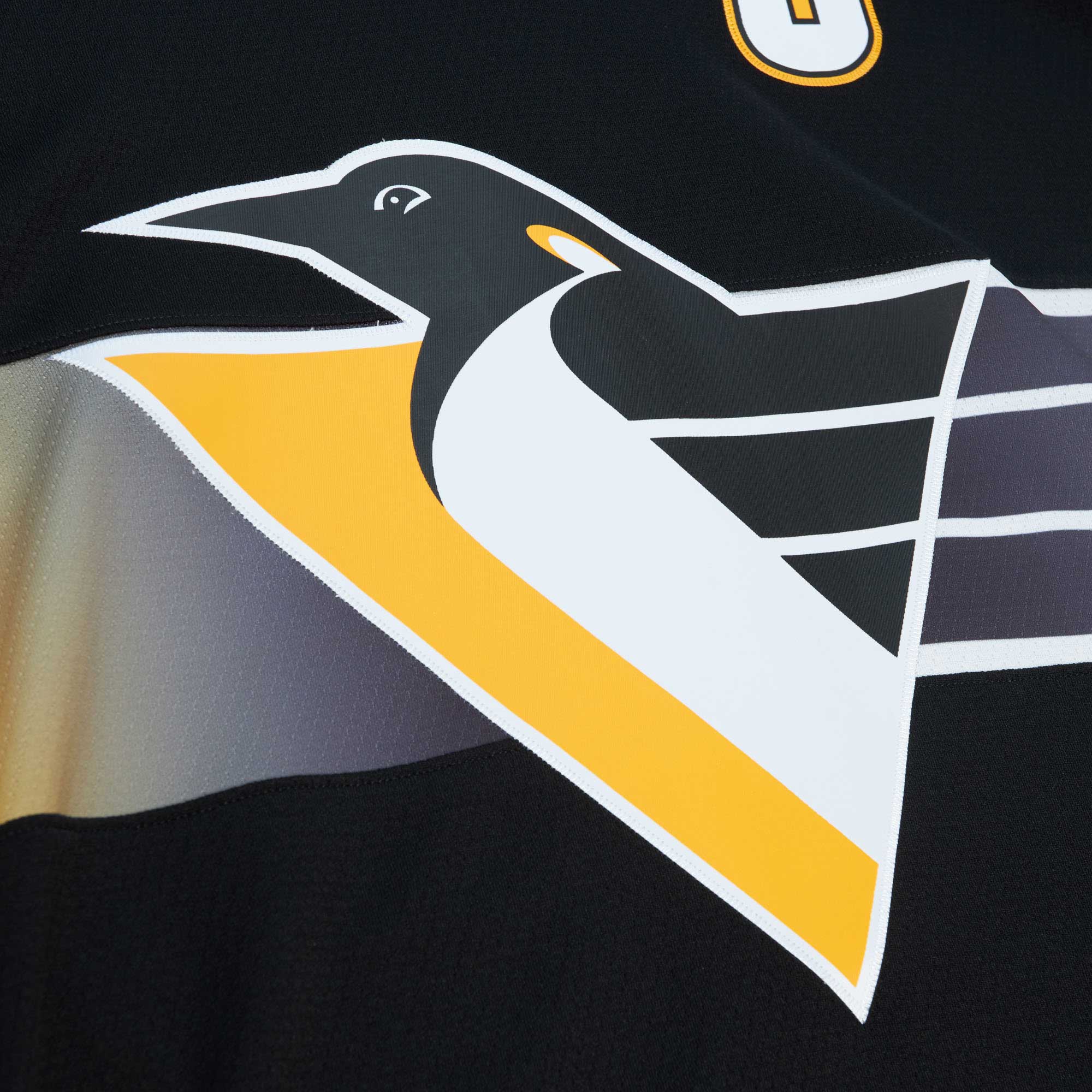 Mario Lemieux Pittsburgh Penguins Mitchell & Ness Captain’s Patch 1996/97 Blue Line   Jersey – Black