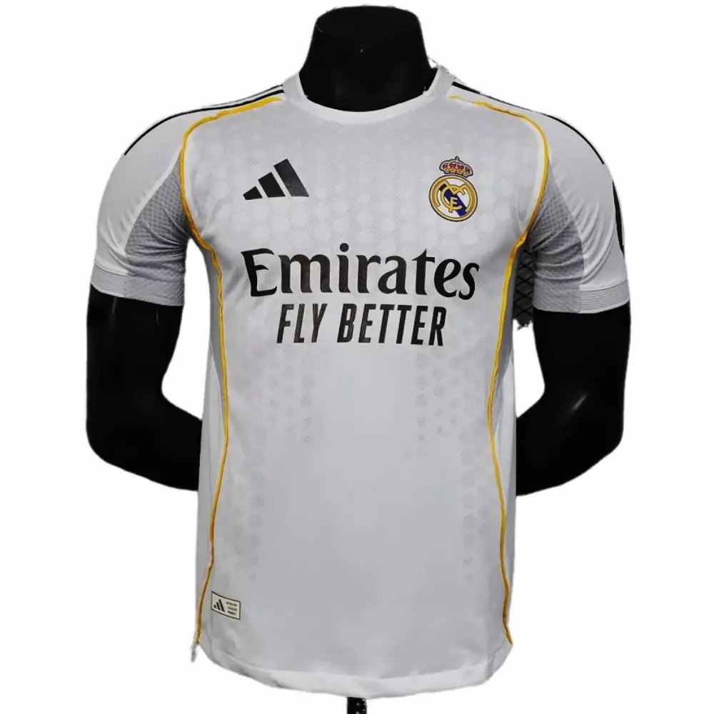 2025-26 New Season Real Madrid Home Jersey - Player Edition