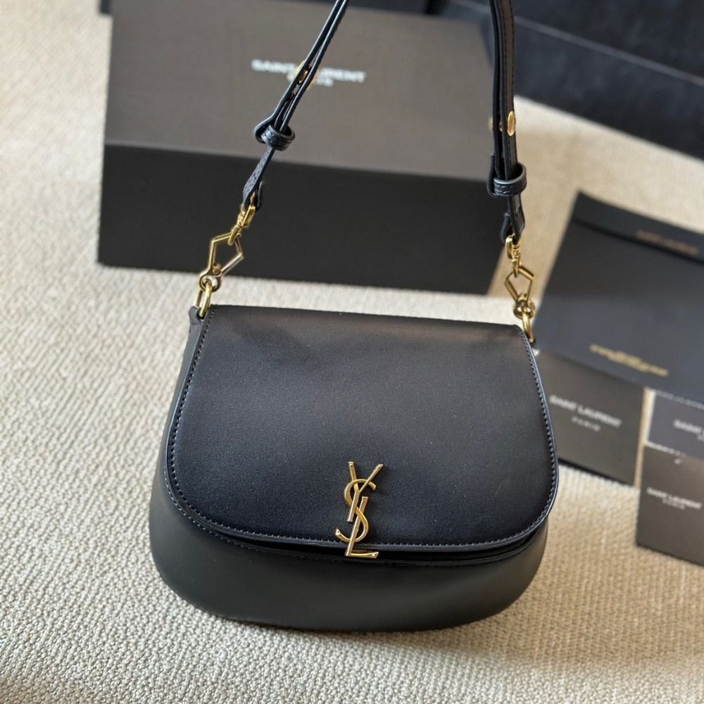 Saint Laurent Voltaire Top Handle In Box Black 7.9 Inches 8008460SX0W1000