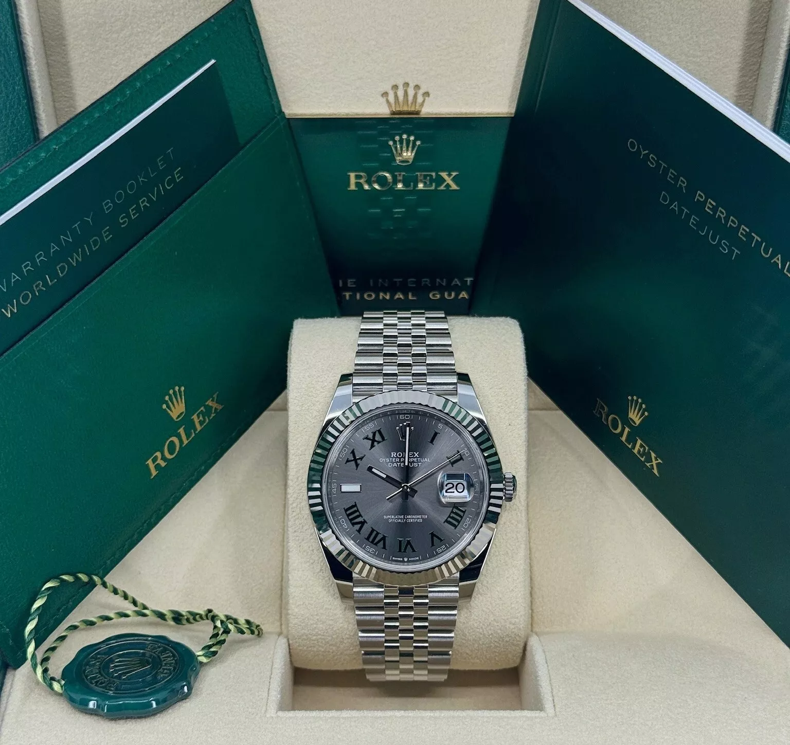 【Super Clone】RLX  Datejust 36mm 126234 Datejust Slate Roman Dial Jubilee Watch