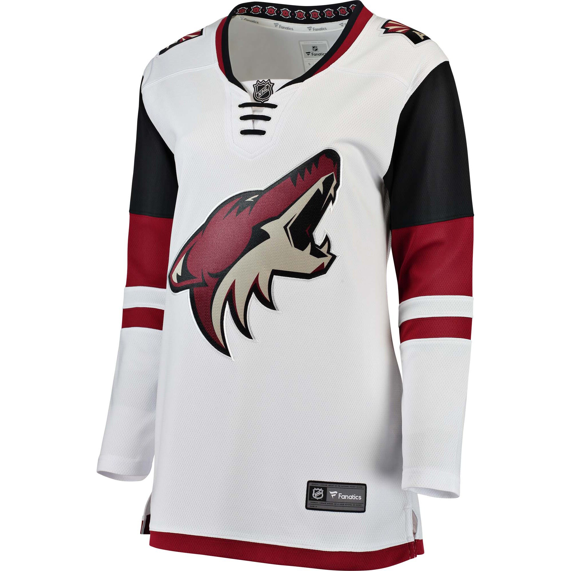 Arizona Coyotes Fanatics Women’s Away Breakaway Jersey – White