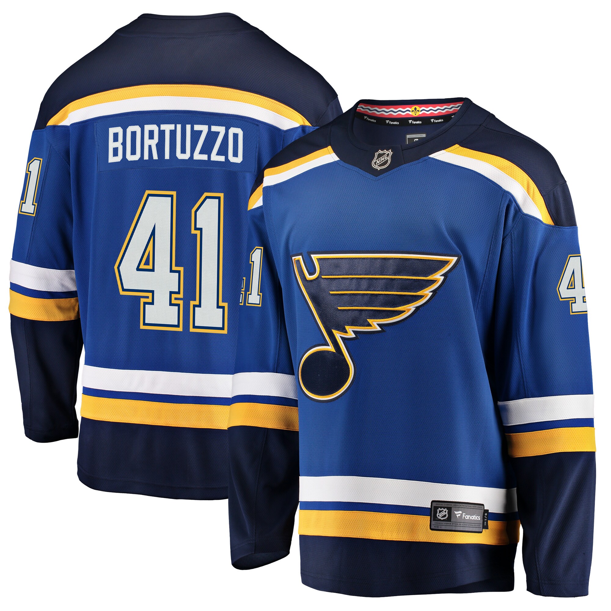 Robert Bortuzzo St. Louis Blues Fanatics Breakaway   Jersey – Blue