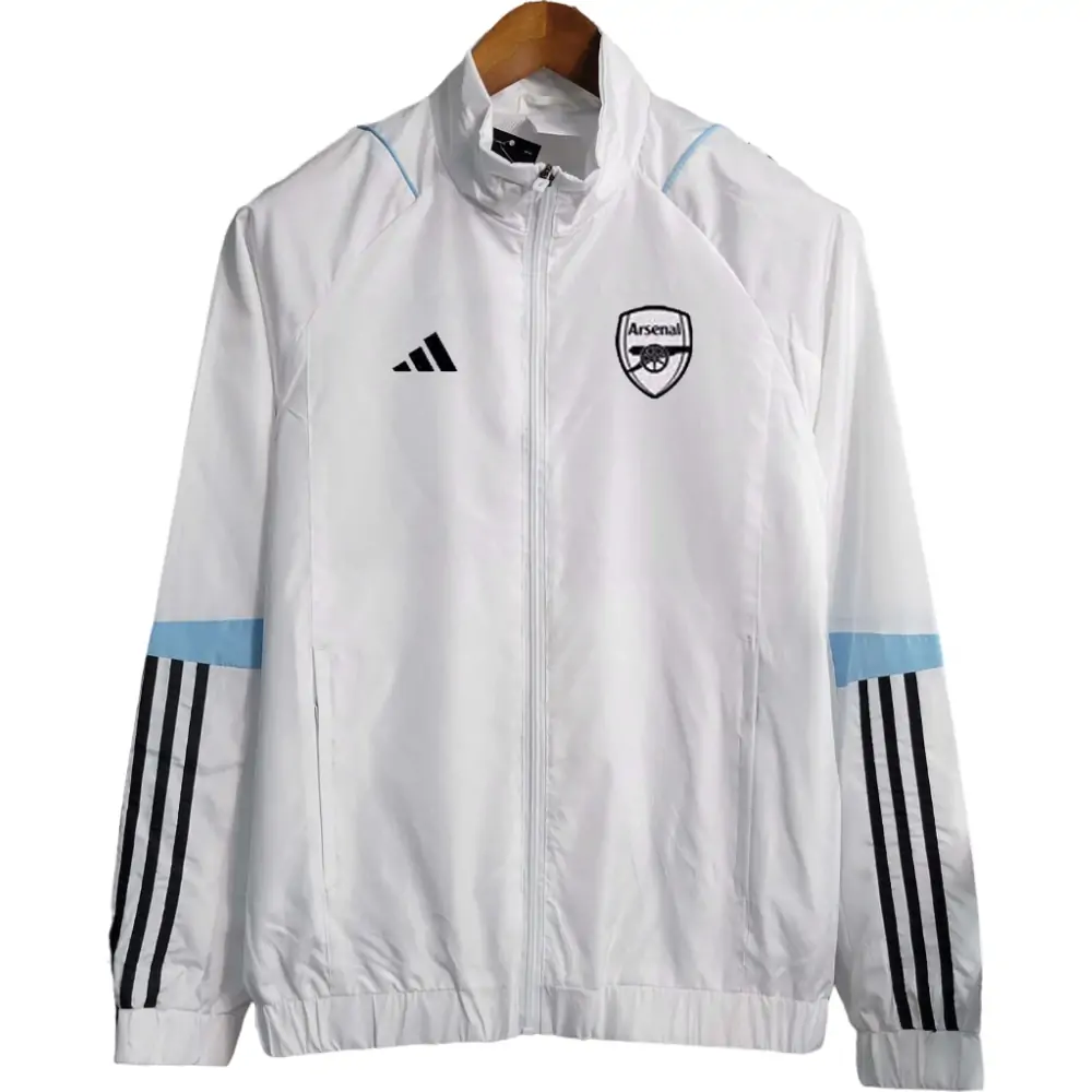 2023 Arsenal Soccer Jersey Windbreaker white