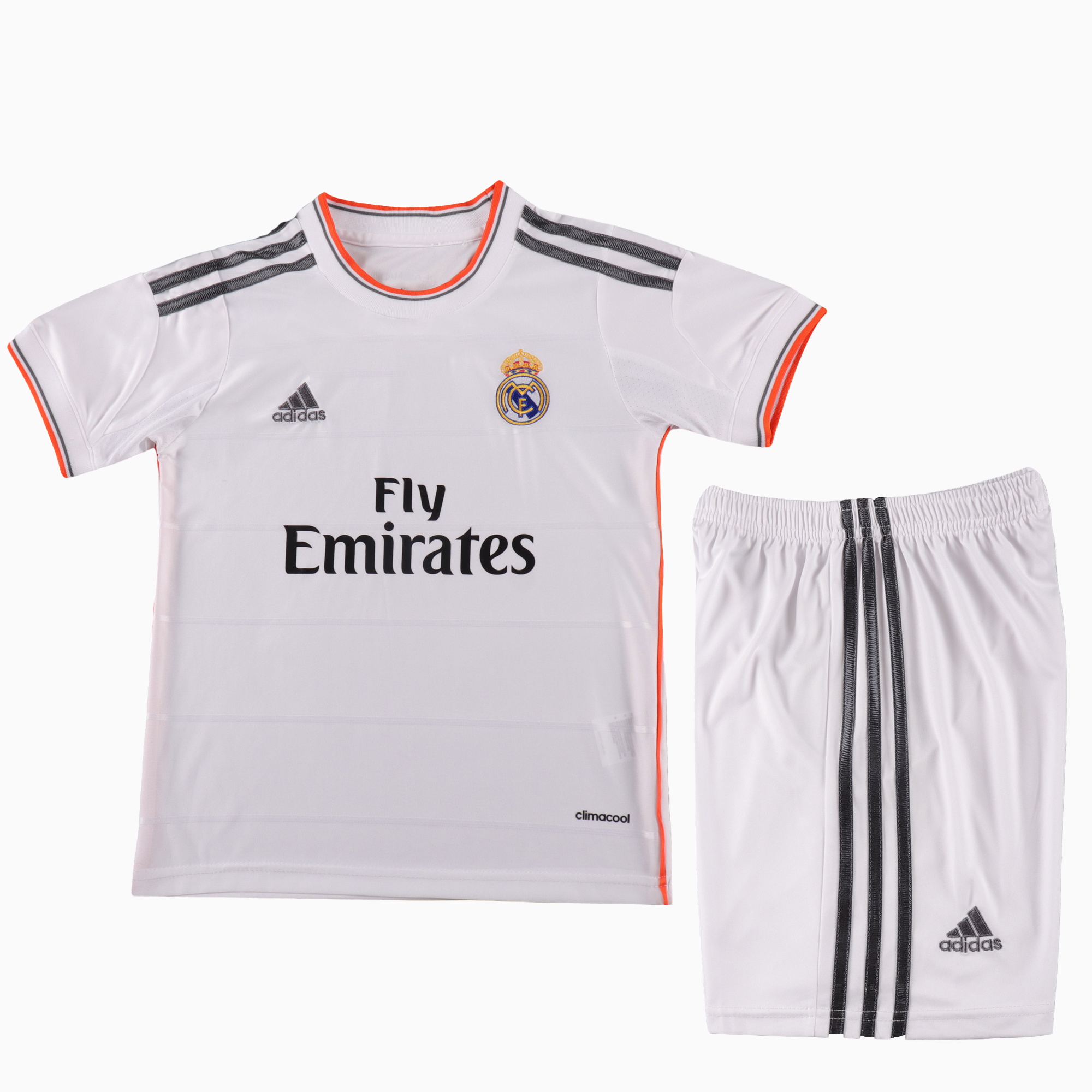 Retro Real Madrid 2013-14 Home Kids Kit