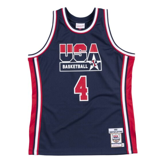 USA team 1992 jersey. Christian Laettner. Number 4