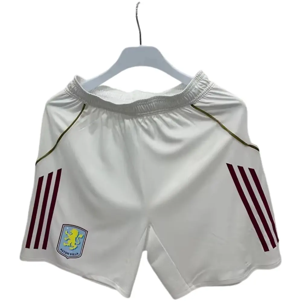 2025-26 Aston Villa home shorts - player edition