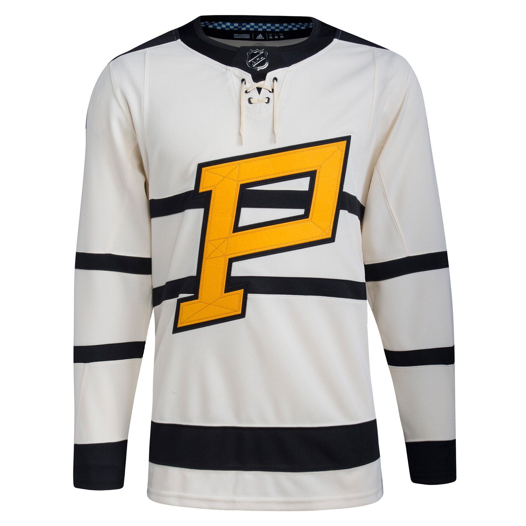 Pittsburgh Penguins  2023 Winter Classic Blank Jersey – Cream