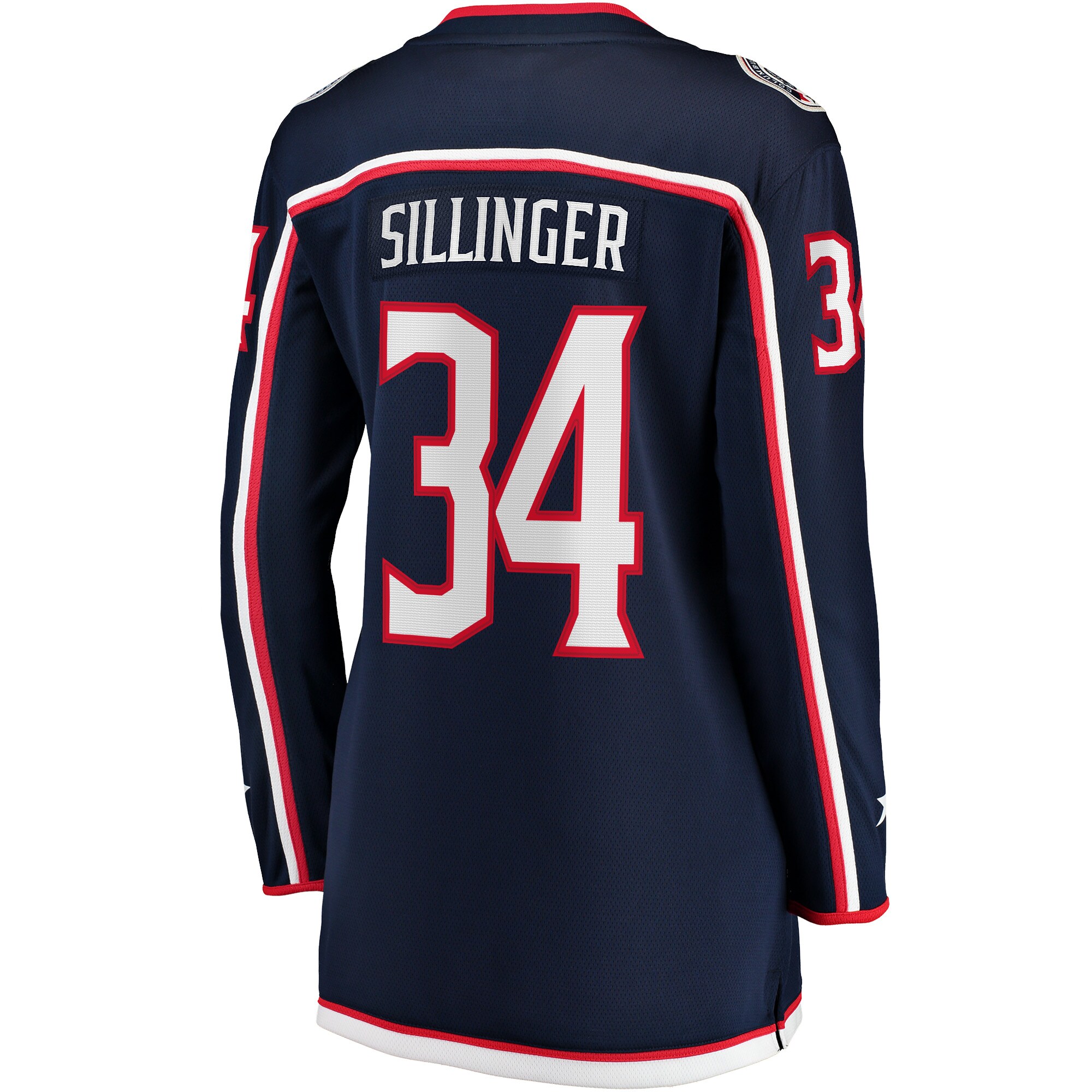 Cole Sillinger Columbus Blue Jackets Fanatics Women’s Home Breakaway   Jersey – Navy