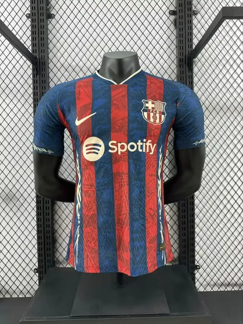2024/2025 Player Version Barcelona Special Edition Blue-Red Football Shirt 1:1 Thai Quality