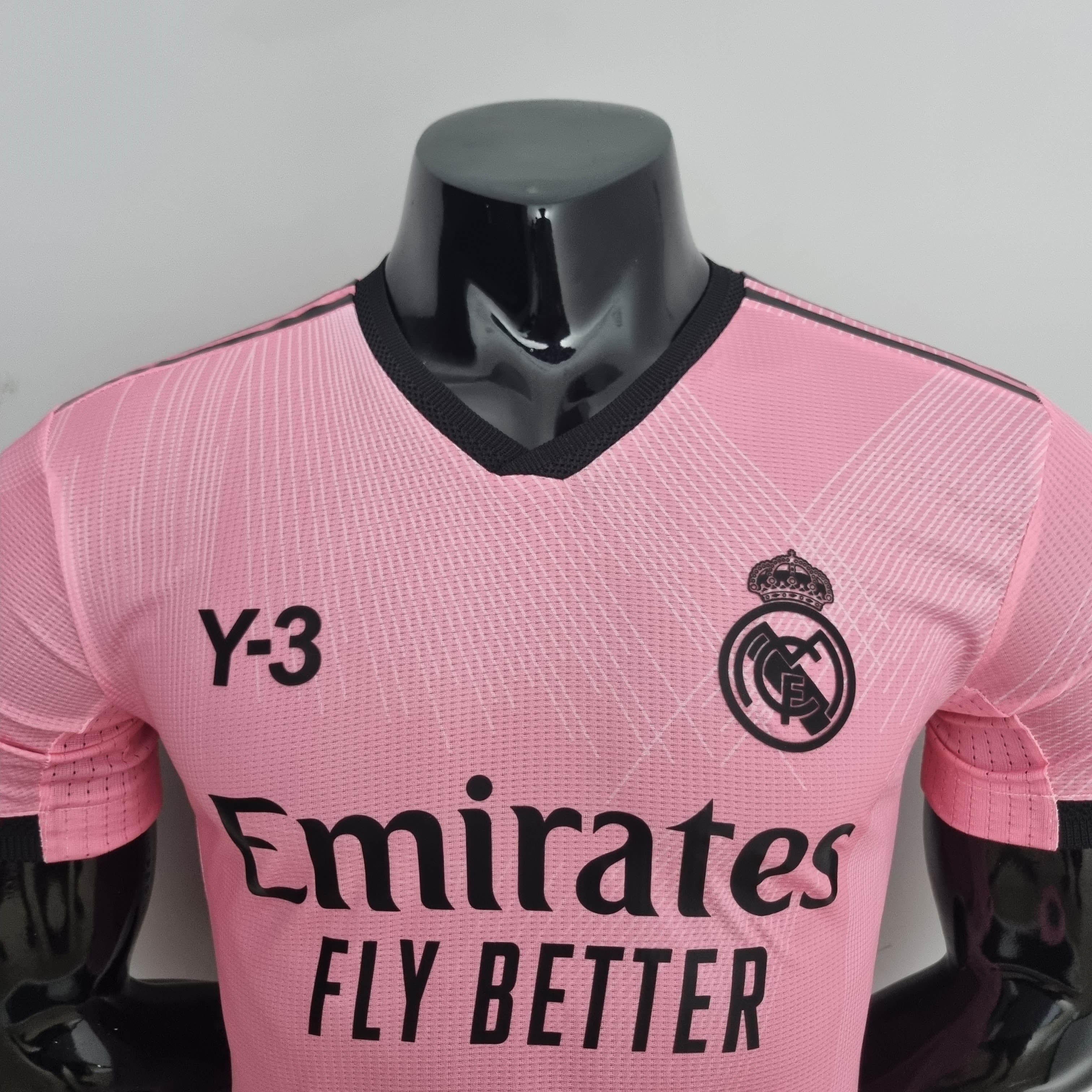 2022 Real Madrid Y-3 Special Edition Pink Player Version Football Shirt