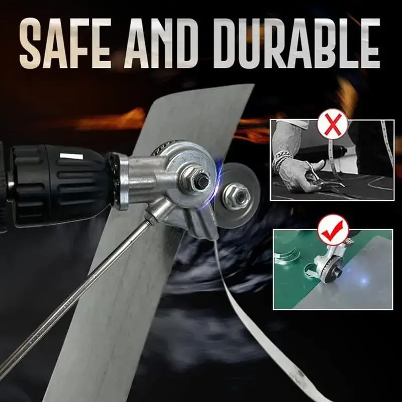 Electric Drill Metal Cutter Attachment Sheet Metal Cutter Drill Attachment