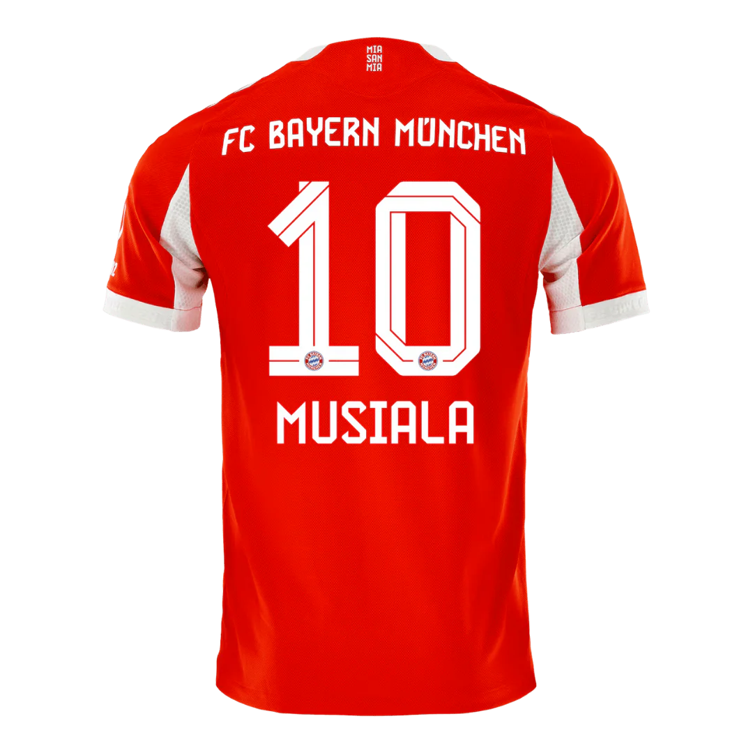 Musiala #10 Bayern Munich Home Player Version Soccer Jersey 2025/26