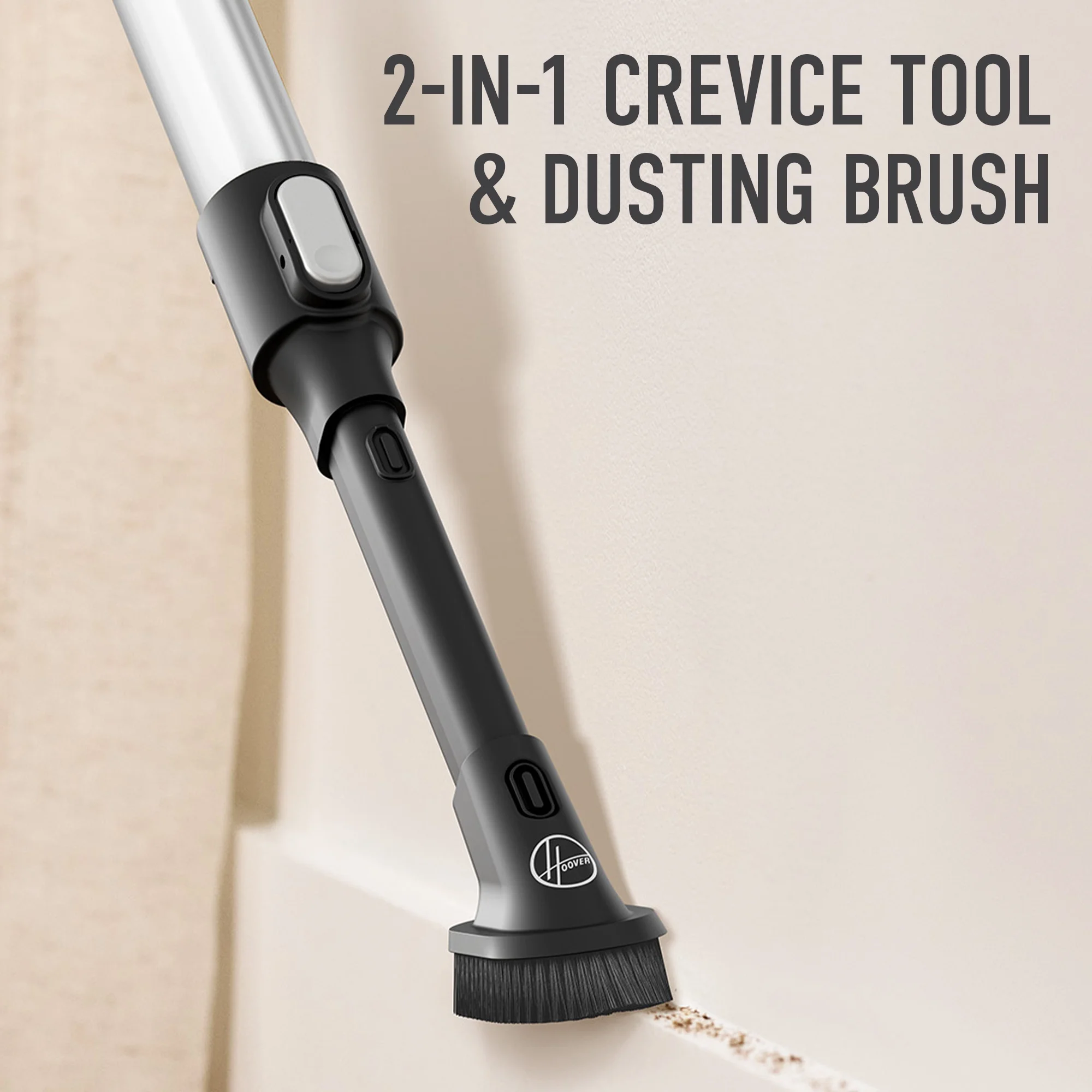 Hoover Excelerate, Cordless Stick Vacuum, for Carpet & Hard Floor, Lightweight, LED Headlights, up to 25 Min. Runtime for All-Home Daily Use, BH59010V