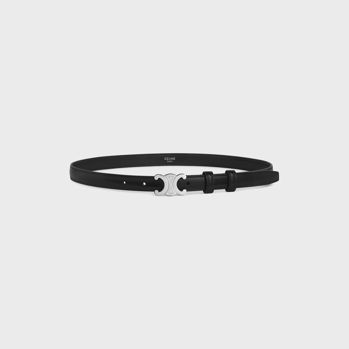 Small Triomphe Belt in Taurillon Leather