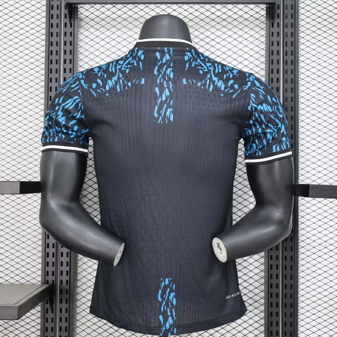 2024/2025 Player Version Barcelona Blue-Black Lion Special Edition Football Shirt 1:1 Thai Quality