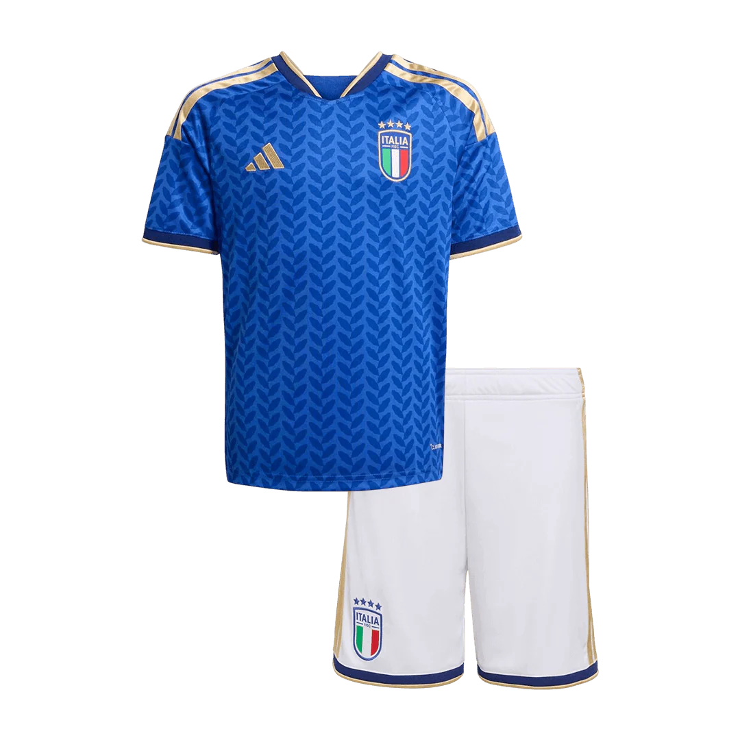 Kid's Italy Home Soccer Kit - Jersey+Shorts 2026