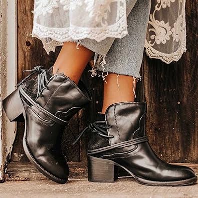 New Boots Women Leather Shoes