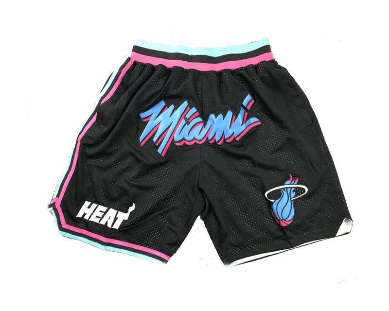 Miami Heat Black Basketball Shorts